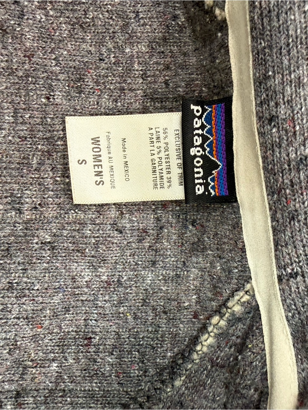 Patagonia Quilt Again Wool Blend Zip-Up Jacket - Picture 8 of 9